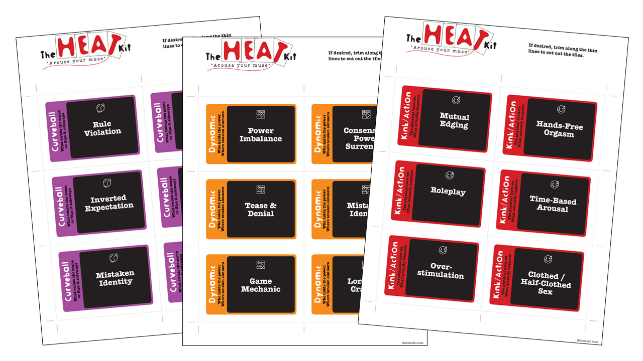 preview-The HEAT Kit. Tile samples from the kit.